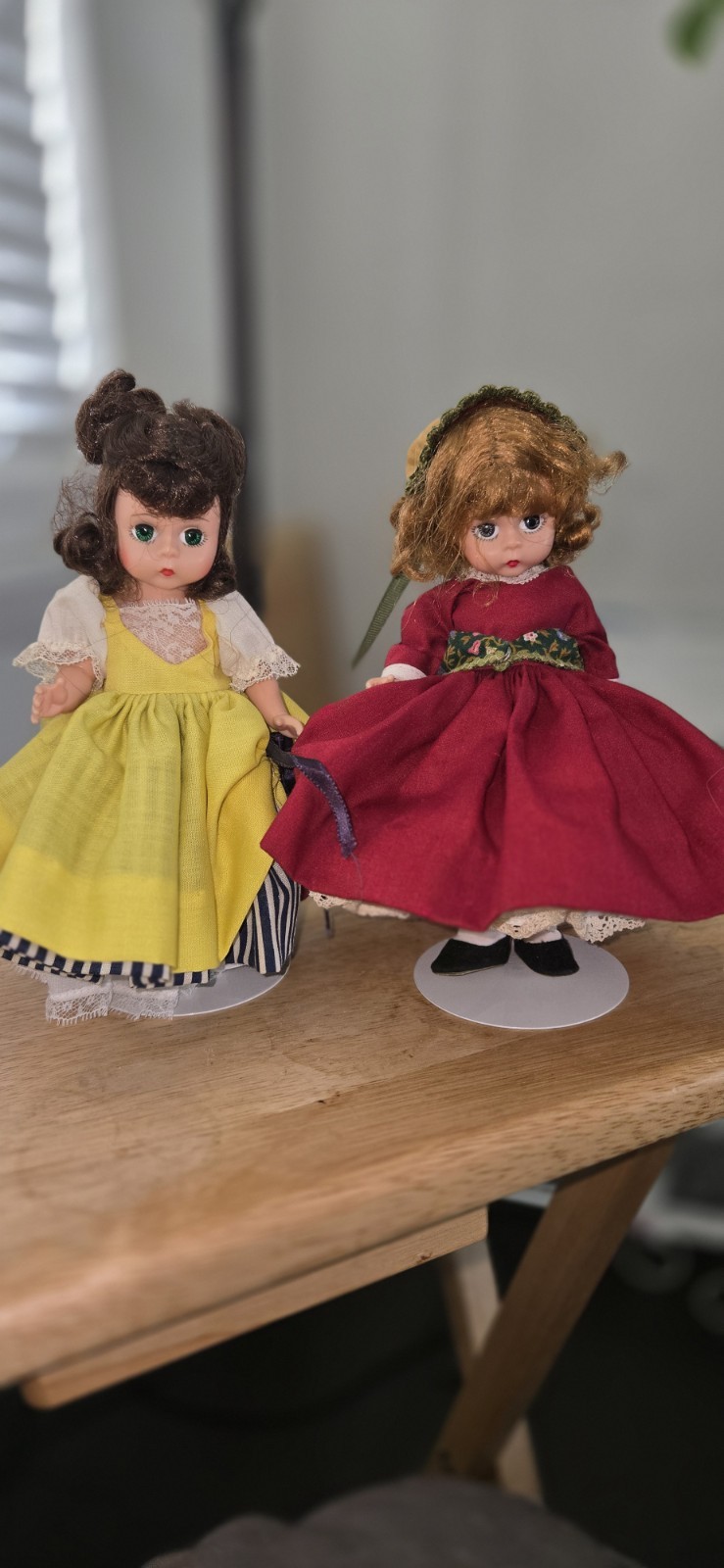 Set of (2) Madame Alexander International Collection Dolls France a d Denmark