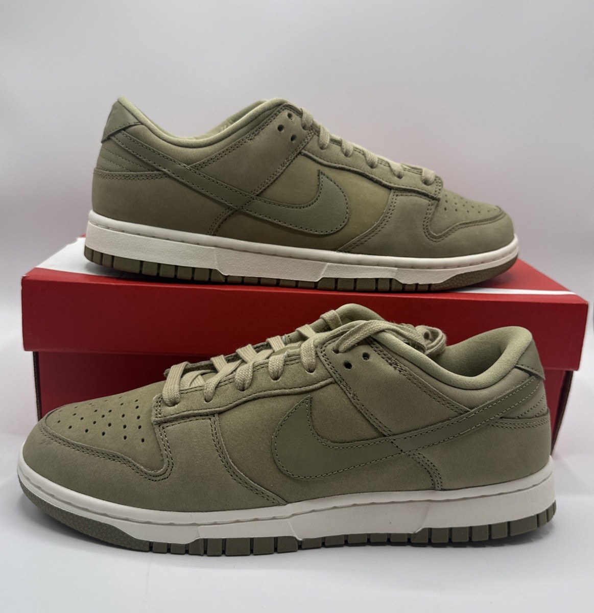 Nike Dunk Low Premium Neutral Olive Green Women's Size 10W / 8.5M
