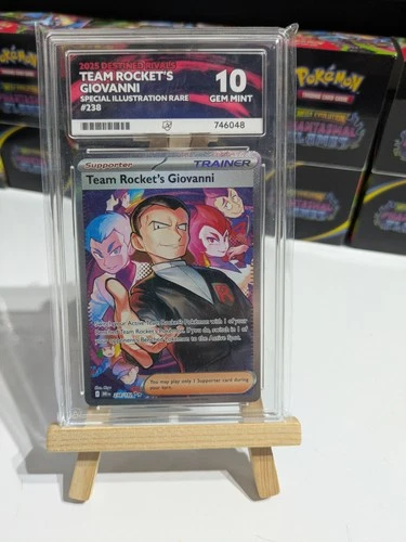 ACE 10 Pokemon Team Rocket's Giovanni 238/182 Perfect Sub-Grades SIR Gem Mint 10
