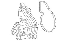 Genuine Ford Engine Water Pump PV4Z-8501-B