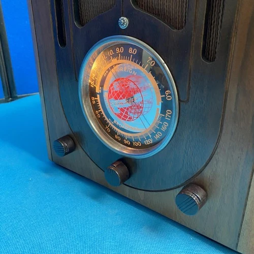 Vintage 1930s Crosley "Fiver" Mini Tombstone Vacuum Tube Radio