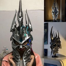 World Of Warcraft Helmet WOW Helmet of Domination Lich king 1:1 Scale In Stock