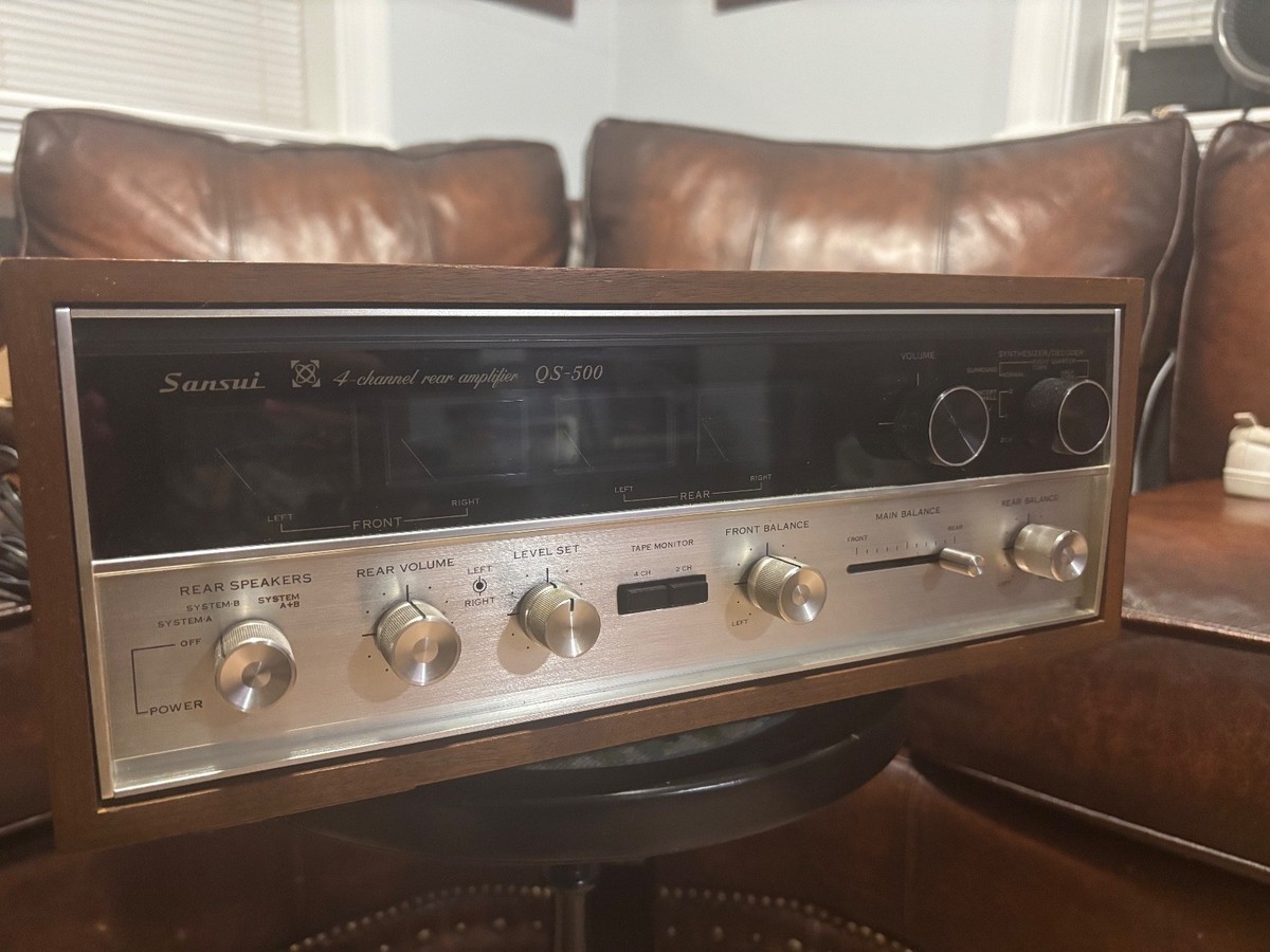 Vintage Sansui QS-500 4-channel Rear Amplifier | eBay