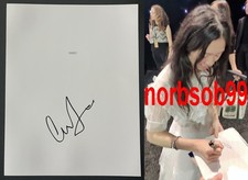 CHLOE ZHAO SIGNED AUTOGRAPH HAMNET FULL MOVIE SCRIPT w/EXACT PROOF & COA