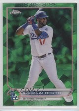 2022 Topps Chrome Update Sapphire Green 45/75 Hanser Alberto #US196 5h0