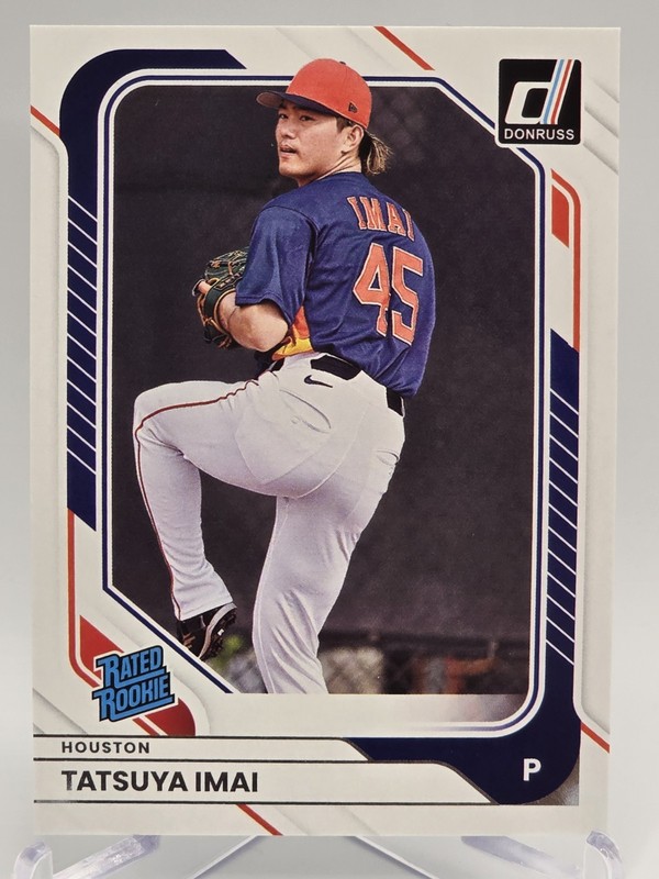 2026 Panini Donruss Baseball Rated Rookie Tatsuya Imai Houston #42