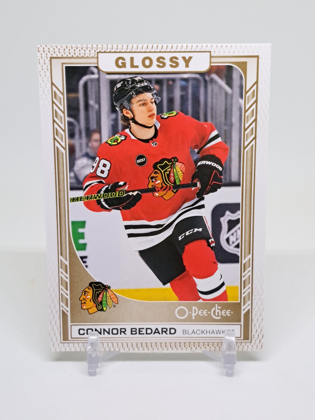 2023-24 Upper Deck Series 2 - O-Pee-Chee Glossy Connor Bedard #R-47 Gold (RC)