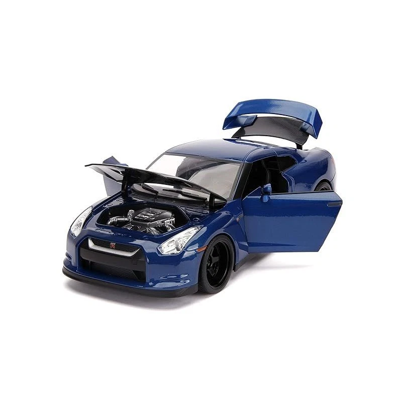 JADATOYS 1/18 Fast & Furious Diecast Brian's Nissan GT-R R35 with Light&BRIAN 42 - Image 4 of 4