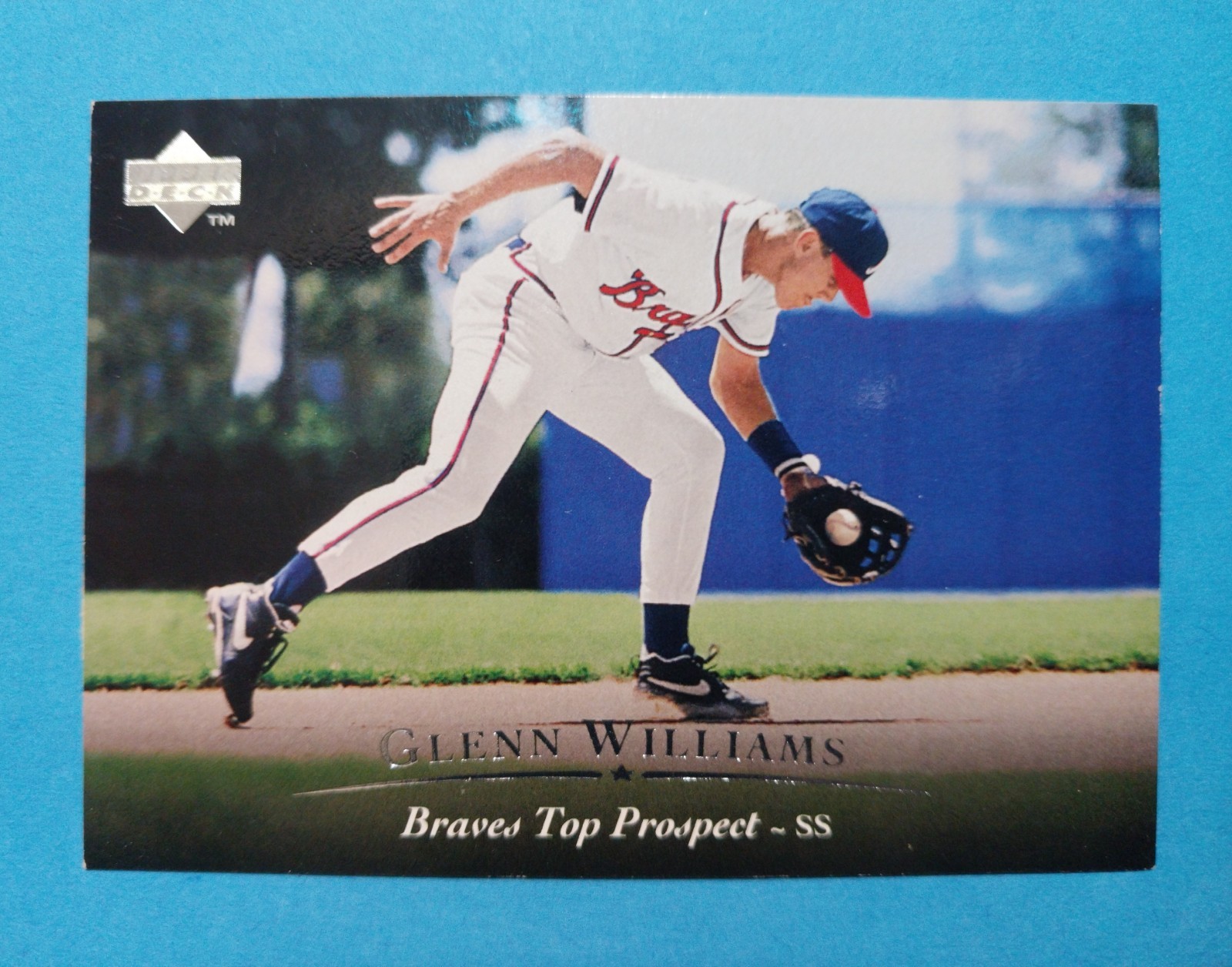 1995 Upper Deck Minor Leagues Glenn Williams RC #34 Braves Australia 