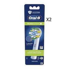 Oral-B Floss Action X 3 Replacement Brush Heads 2 Pack
