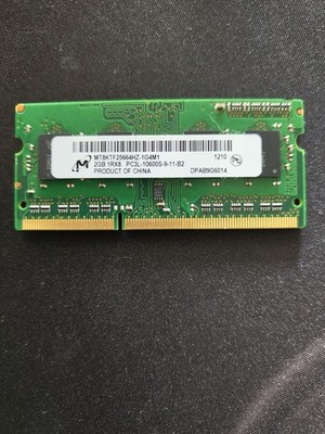 RAM MicronMT8KTF25664HZ 1G4M1 2GB 1Rx8 PC3L 10600S 9 11 B2