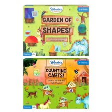 Skillmatics Teach Cloth Play Mat Game Shapes or Counting Preschool Kids Age 3+