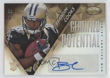 2014 Certified Potential Mirror Signatures Gold 1/10 Brandin Cooks Auto uk2