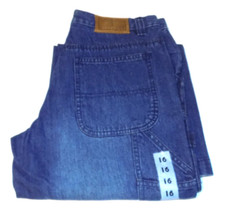 TOMMY HILFIGER CARPENTER JEANS BOYS SZ 16 28" X 28"-BLUE- NWT