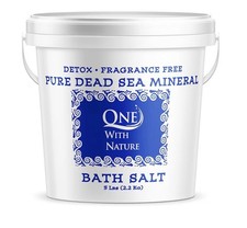 100 Pure Dead Sea Salt Tub  Raw Mineral Bath Soak   Unrefined  Fragrance-Fre