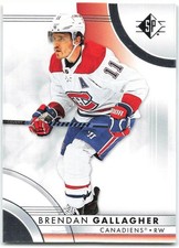 2023-24 SP Hockey #55 Brendan Gallagher Montreal Canadiens