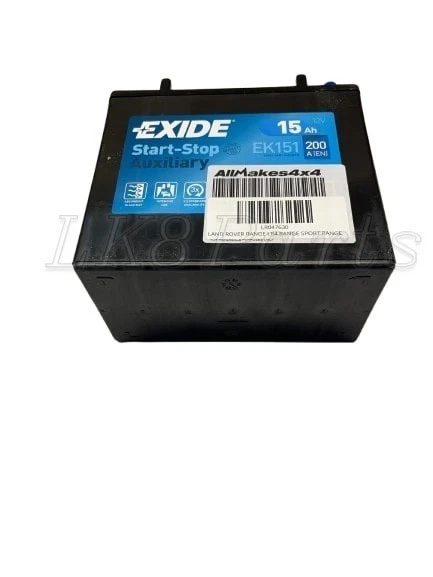 Land Rover LR4 Range Rover Sport Evoque Exide Battery LR047630 LR176847 New - Image 3 of 4