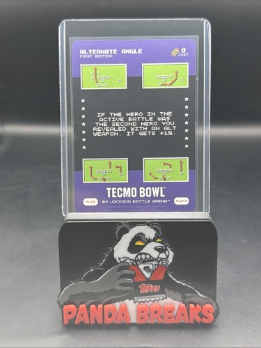 2026 Bo Jackson Battle Arena Tecmo Alternate Angle Short Print Play #PL19