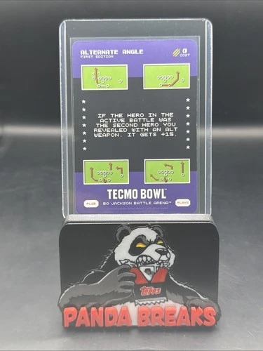 2026 Bo Jackson Battle Arena Tecmo Alternate Angle Short Print Play #PL19