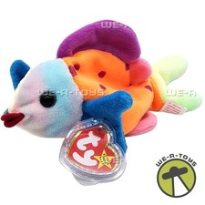 Ty Beanie Babies Lips the Fish Plush 1999