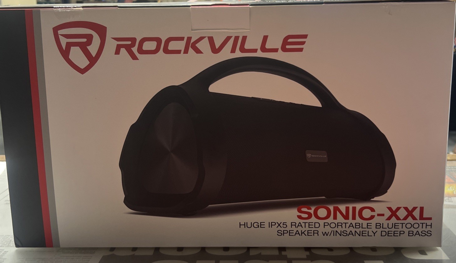 Rockville SONIC-XXL Huge Portable Bluetooth Speaker with Insane Deep Bass + IPX5