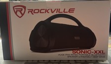 Rockville SONIC-XXL Huge Portable Bluetooth Speaker with Insane Deep Bass  IPX5
