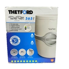 Thetford Porta Potti 565E Portable Toilet With Electric Pump Brand New Open Box