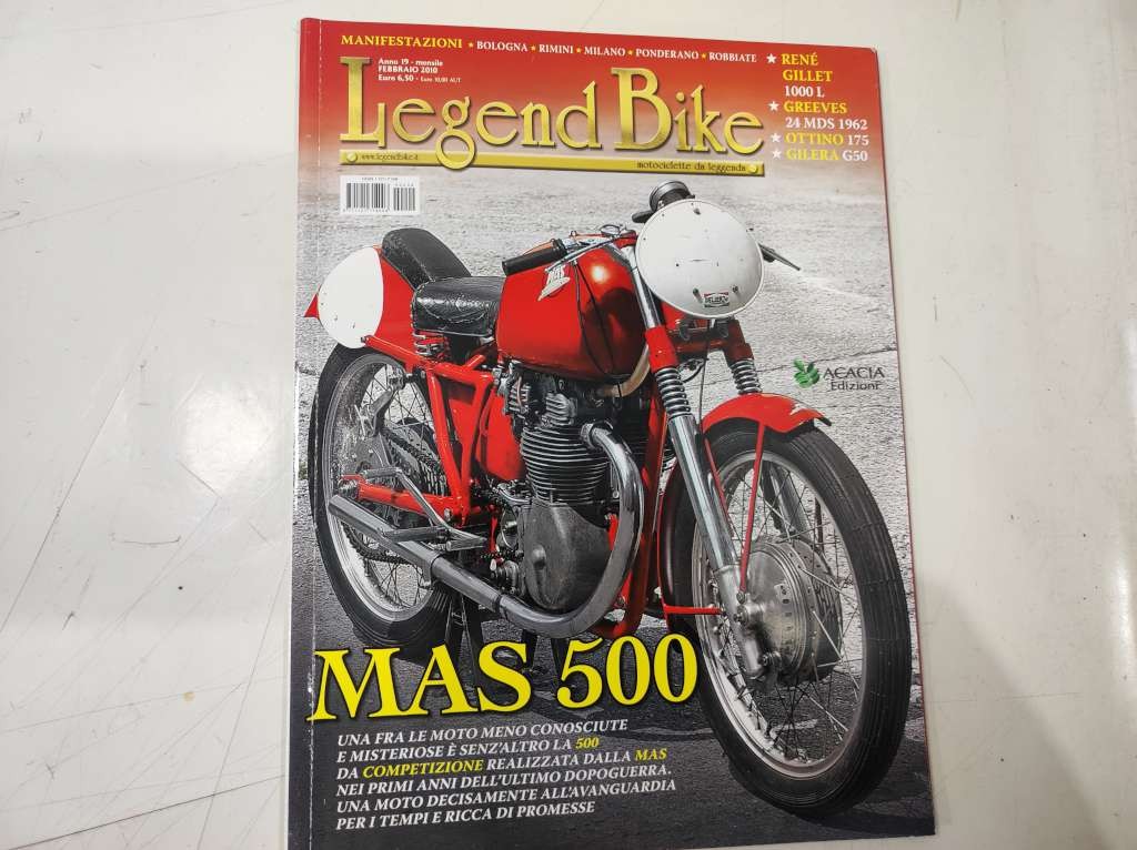LEGEND BIKE 2-2010 MAS 500 RENE GILLET 1000 L GREEVES 24MDS