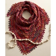 Herrschners  Stripe Hype Shawl Crochet Kit