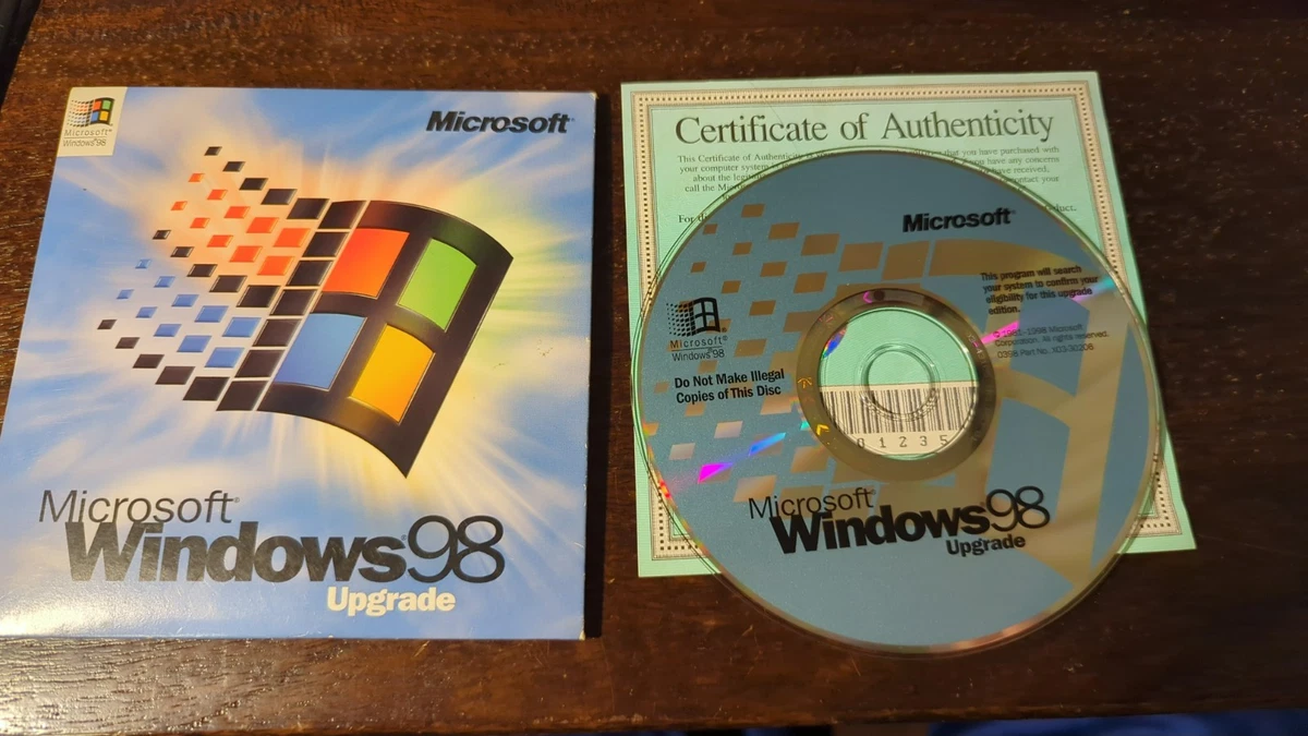 Microsoft Windows 98 Software CDs for sale - eBay