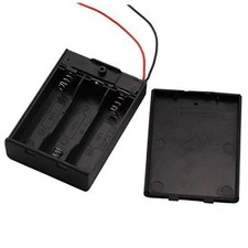 6 Pieces 3 Slots x 1.5V AA Battery Case Holder 6 x 3 Slots AA with Switch