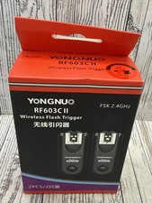 2 Yongnuo RF-603C II Wireless Flash Trigger K...