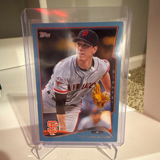 Topps 2014 Tim Lincecum Rookie Card #397 San Francisco Giants MLB. rookie card picture