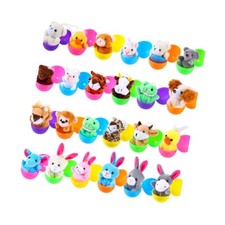 24 Pieces Prefilled Easter Eggs with Plush Toys Easter Eggs Hunt Easter Basket