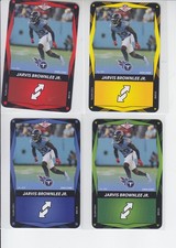 4 - 2025 NFL UNO Elite JARVIS BROWNLEE JR Yellow Blue Green Red Titans #026