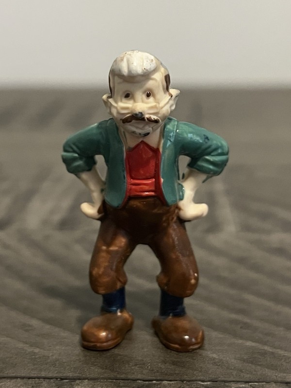 Vintage Disneykins Geppetto Figurine Pinocchio By Louis & Marx 1960’s