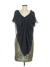 Badgley Mischka Women Gray Cocktail Dress 8