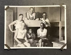 SOLDIERS W SPORT SHIRTS WWII WW2 German Military Photo