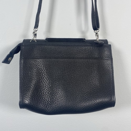Brighton Montreal Sun Burst Black Leather Suede Boho Wallet Bag Organizer Purse - Picture 3 of 10