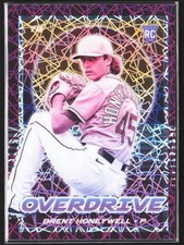 2021 Panini Chronicles #25 Brent Honeywell Overdrive Purple Velocity