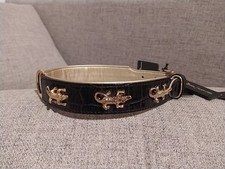 Hunter Hunde Halsband  50,5-57,5cm Black Label 60 cm Gesamtlänge Ca 64 cm B. 4,0