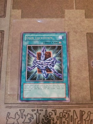 YUGIOH DECK LOCKDOWN LODT-EN060 RARE UNLIMITED ED NM 1996
