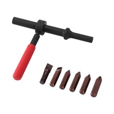 6pcs Pneumatic For Impact Screw Remover Bits For Air Hammers And Tools