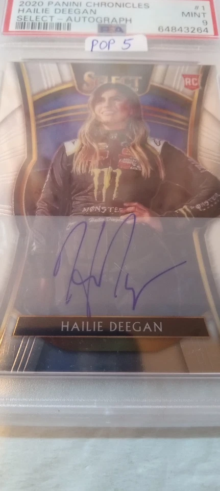 2020 Panini Chronicles - Select Hailie Deegan #1 Silver Prizm Autographs /25 🔥 - Image 3 of 4