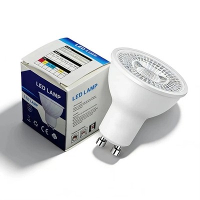 10er Pack GU10 LED Leuchtmittel 5W kaltweiß 6500K Strahler 120° ECO 5W nicht dimmbar UK