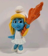 2011 The Smurfs McDonalds Happy Meal Collectors Toy Pvc Peyo Figure Smurfette
