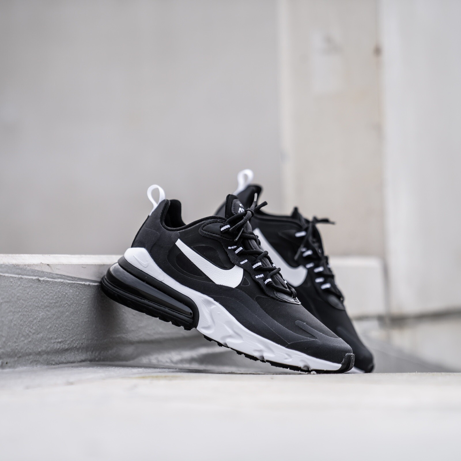 Nike Air Max 270 React Men's Athletic Sneaker Running Shoe Black Trainers  #004 | eBay