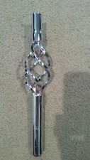 CHROME TWIST BIRDCAGE BICYCLE SEATPOST 25.4 MM OR 1",BEACH CRUISER, LOWRIDERS