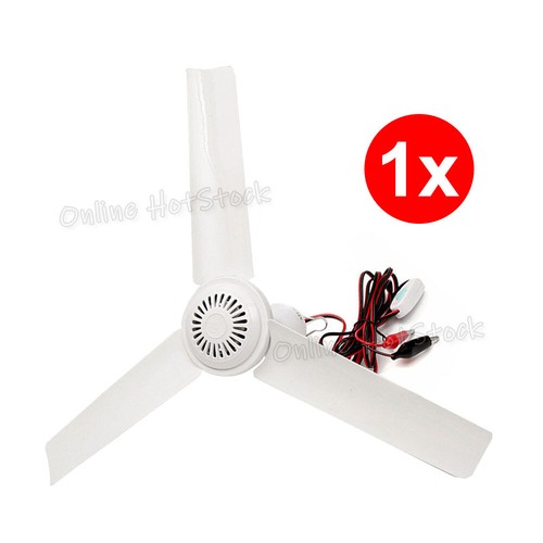 12V 3 Blade Ceiling Fan High Quality Caravan Camping Suit For Solar Power - Picture 11 of 12