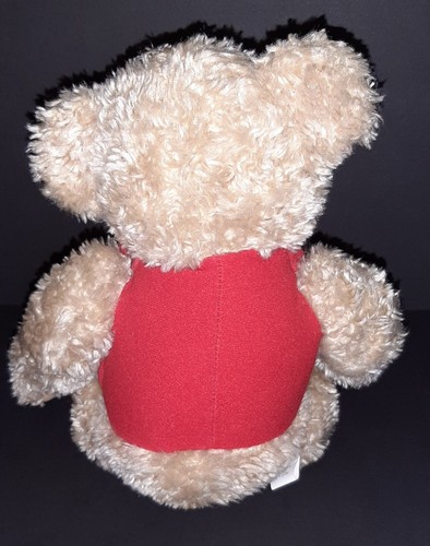 Hallmark 1995 Tyler braun Teddybär Stofftier Plüsch Weihnachten Fliege Weste Urlaub - Bild 6 von 9